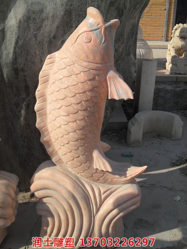 石雕荷花鲤鱼 (6)